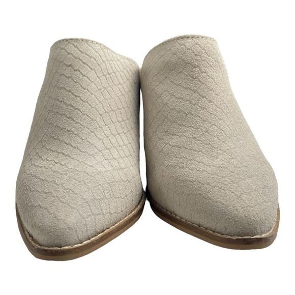 New! Musse And Cloud Women's Helen Textured Block Heel Mule Shoes Ice Size 6 NWT - Picture 15 of 16